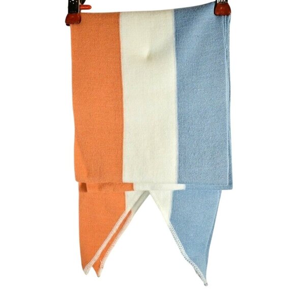 Anti-Magic Academy: 35th Test Platoon Scarf Blue/White/Orange 100% Acrylic LootC - Picture 5 of 5